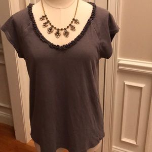 Fresh Produce Gray Short-Sleeved Tee Shirt- Sz L